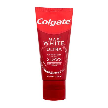 Colgate Max White Ultra Active Foam bělicí zubní pasta 50 ml poškozená krabička