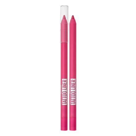 Maybelline Tattoo Liner Gel Pencil dámská dlouhotrvající a voděodolná gelová tužka na oči 1.3 g odstín růžová