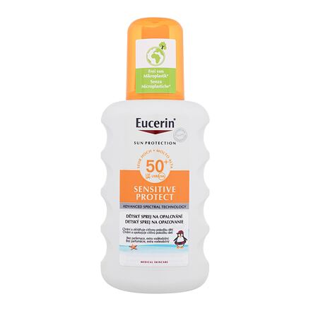 Eucerin Sun Kids Sensitive Protect Sun Spray SPF50+ dětský voděodolný sprej na opalování 200 ml