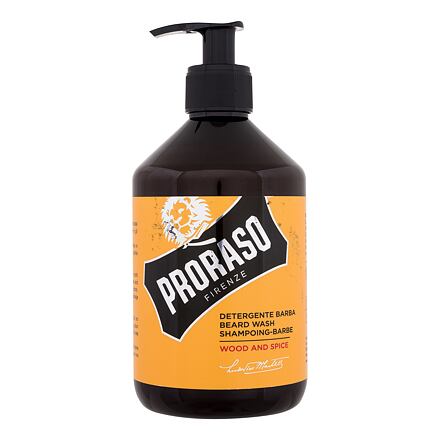 PRORASO Wood & Spice Beard Wash šampon na vousy s dřevitě-kořeněnou vůní 500 ml