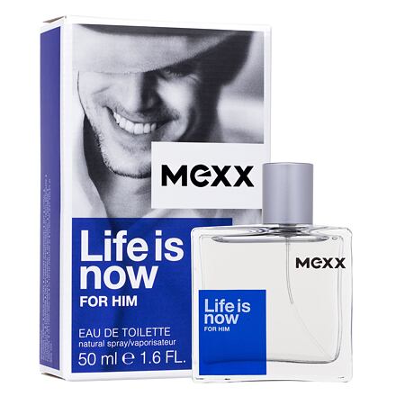 Mexx Life Is Now For Him pánská toaletní voda 50 ml pro muže