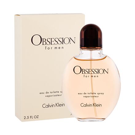 Calvin Klein Obsession For Men pánská toaletní voda 75 ml pro muže