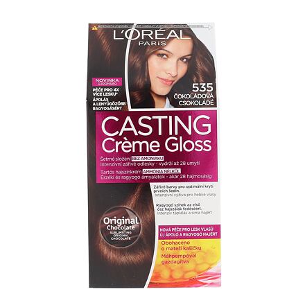 L'Oréal Paris Casting Creme Gloss dámská barva na vlasy na barvené vlasy 48 ml odstín hnědá pro ženy