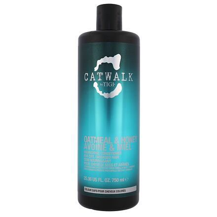 Tigi Catwalk Oatmeal & Honey dámský vyživující kondicionér pro poškozené vlasy 750 ml pro ženy