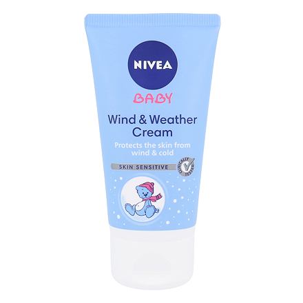 Nivea Baby Wind & Weather Cream dětský ochranný dětský pleťový krém 50 ml pro děti