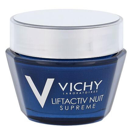 Vichy Liftactiv Supreme dámský noční pleťový krém na všechny typy pleti 50 ml pro ženy poškozená krabička