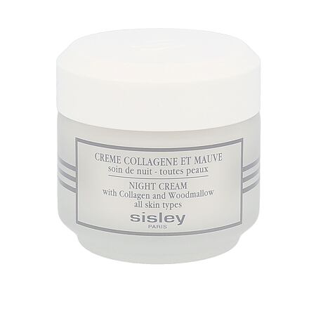 Sisley Night Cream With Collagen And Woodmallow dámský noční krém pro všechny typy pleti 50 ml pro ženy