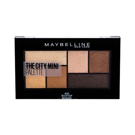 Maybelline The City Mini paletka šesti dramatických očních stínů 6 g odstín hnědá