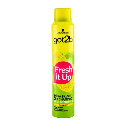 Schwarzkopf Got2b Fresh It Up Extra Fresh dámský osvěžující suchý šampon s citrusovou vůní 200 ml pro ženy