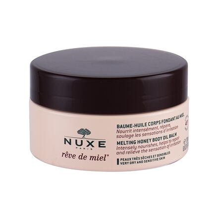 NUXE Rêve de Miel Melting Honey Body Oil Balm dámský vyživující tělový balzám pro velmi suchou a citlivou pokožku 200 ml pro ženy