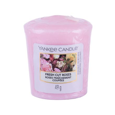 Yankee Candle Fresh Cut Roses vonná svíčka 49 g