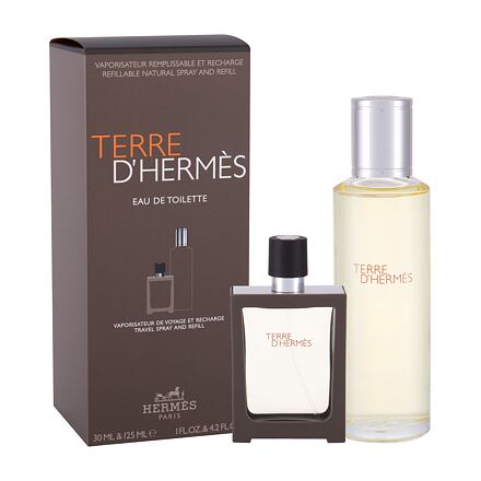 Hermes Terre d´Hermès pánská dárková sada toaletní voda 30 ml + toaletní voda náplň 125 ml pro muže