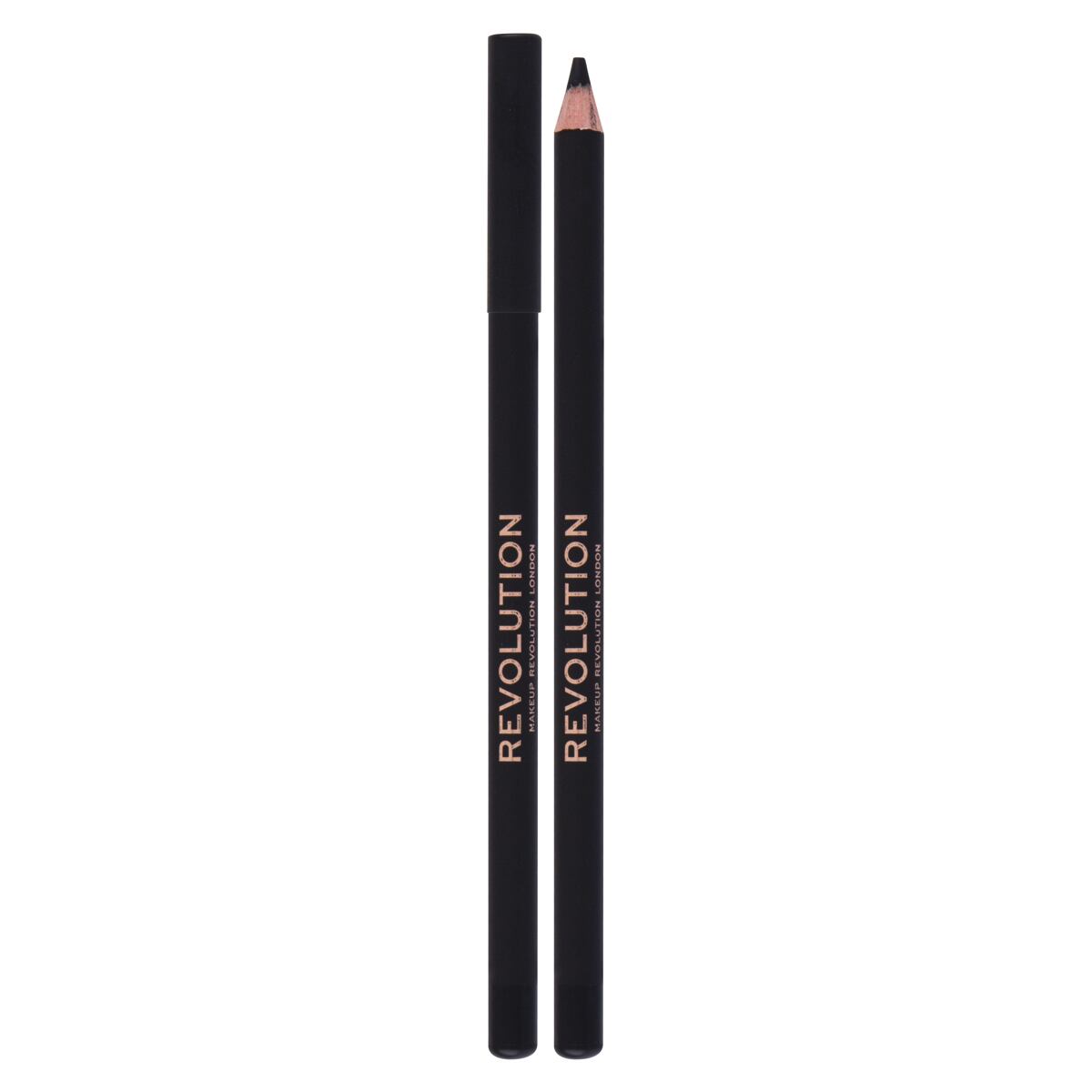 Makeup Revolution London Kohl Eyeliner dámská tužka na oči s vysokou pigmentací 1.3 g odstín černá