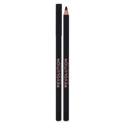 Makeup Revolution London Kohl Eyeliner dámská tužka na oči s vysokou pigmentací 1.3 g odstín černá