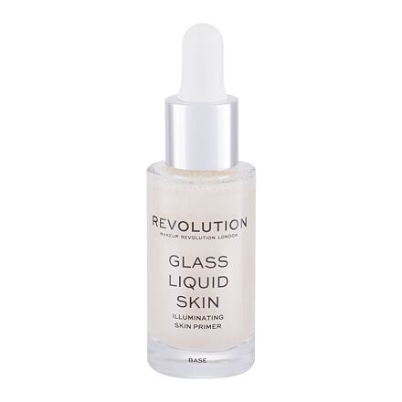 Makeup Revolution London Glass Liquid Skin dámské rozjasňující pleťové sérum 17 ml pro ženy