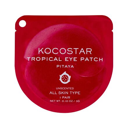 Kocostar Eye Mask Tropical Eye Patch maska na oční okolí 3 g odstín Pitaya
