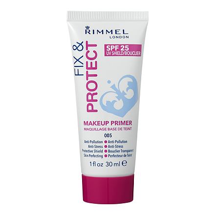 Rimmel London Fix & Protect Makeup Primer SPF25 podklad pod make-up 30 ml odstín 005