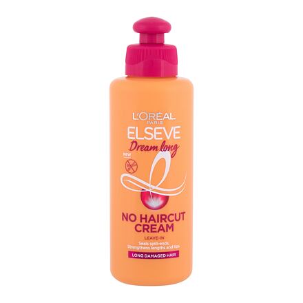 L'Oréal Paris Elseve Dream Long No Haircut Cream dámská bezoplachový krém pro dlouhé poškozené vlasy 200 ml pro ženy