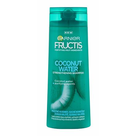 Garnier Fructis Coconut Water dámský posilující šampon pro mastné vlasy 250 ml pro ženy