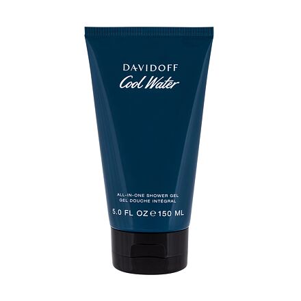 Davidoff Cool Water All-in-One pánský sprchový gel 150 ml pro muže poškozený flakon