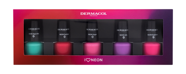 Dermacol Neon Nail Polish Set 2022
