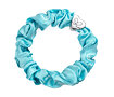 Gumička na vlasy By Eloise London Silk Scrunchie Silver Heart 1 ks Turquoise