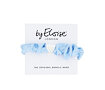 Gumička na vlasy By Eloise London Silk Scrunchie Silver Heart Sky Blue 1 ks Sky Blue