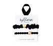 Gumička na vlasy By Eloise London Bangle Set The Black 1 ks