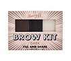 Set a paletka na obočí Barry M Brow Kit  4,5 g Dark