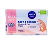 Čisticí ubrousky Nivea Baby Soft & Cream Cleanse & Care Wipes 2x57 ks