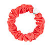Gumička na vlasy By Eloise London Silk Scrunchie Silver Heart 1 ks Neon Peach