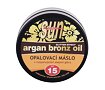 Opalovací přípravek na tělo Vivaco Sun Argan Bronz Oil Glitter Effect SPF15 200 ml