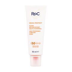 Opalovací přípravek na obličej RoC Soleil-Protect High Tolerance Comfort Fluid SPF50 50 ml