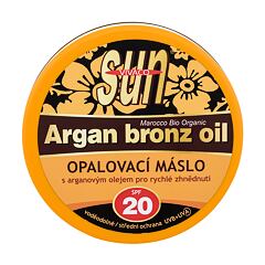 Opalovací přípravek na tělo Vivaco Sun Argan Bronz Oil Suntan Butter SPF20 200 ml
