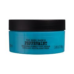 Tělový peeling The Body Shop Peppermint Reviving Pumice Foot Scrub 100 ml