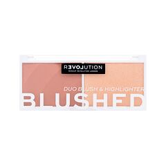 Konturovací paletka Revolution Relove Colour Play Blushed Duo Blush & Highlighter 5,8 g Kindness