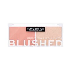 Konturovací paletka Revolution Relove Colour Play Blushed Duo Blush & Highlighter 5,8 g Sweet