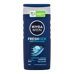 Sprchový gel Nivea Men Fresh Kick Shower Gel 3in1 250 ml