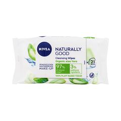 Čisticí ubrousky Nivea Naturally Good Organic Aloe Vera 25 ks