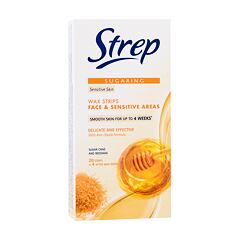 Depilační přípravek Strep Sugaring Wax Strips Face & Sensitive Areas Sensitive Skin 20 ks