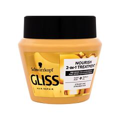 Maska na vlasy Schwarzkopf Gliss Oil Nutritive 2-in-1 Nourish Treatment 300 ml
