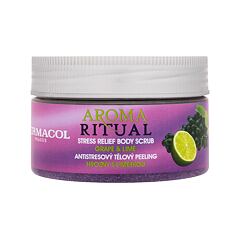 Tělový peeling Dermacol Aroma Ritual Grape & Lime 200 g