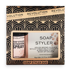 Gel a pomáda na obočí Makeup Revolution London Soap Styler+ Duo 50 ml Kazeta