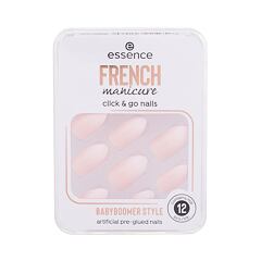 Umělé nehty Essence French Manicure Click & Go Nails 12 ks 02 Babyboomer