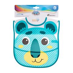 Bryndák Canpol Babies Hello Little Plastic Bib Green 1 ks