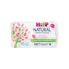Čisticí ubrousky Hipp Babysanft Natural Wet Wipes 2x60 ks