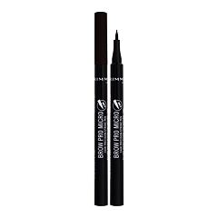 Tužka na obočí Rimmel London Brow Pro Micro 24HR Precision-Stroke Pen 1 ml 004 Dark Brown