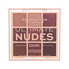 Oční stín Makeup Revolution London Ultimate Nudes 8,1 g Dark