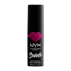 Rtěnka NYX Professional Makeup Suède Matte Lipstick 3,5 g 12 Clinger
