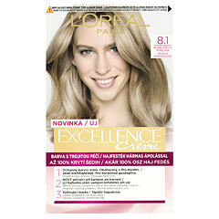 Barva na vlasy L'Oréal Paris Excellence Creme Triple Protection 48 ml 8,1 Natural Ash Blonde